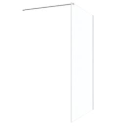 Palermo  Semi-Framed Showerwall Glass Chrome 500mm x 1950mm