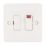 Hager Sollysta WMSSU83FON 13A Switched Fused Spur & Flex Outlet with LED White