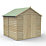 Forest 4Life 7' x 7' (Nominal) Apex Overlap Timber Shed with Assembly