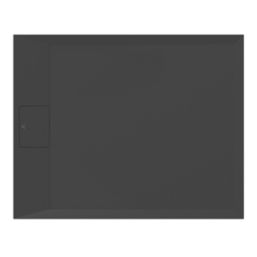 Ideal Standard i.life Ultraflat S Rectangular Shower Tray Jet Black 1000mm x 800mm x 30mm