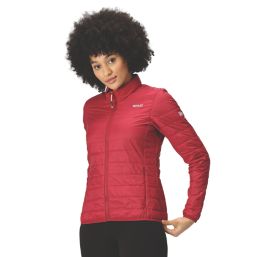 Regatta Hillpack Womens Jacket Rumba Red / Seal Grey Size 14