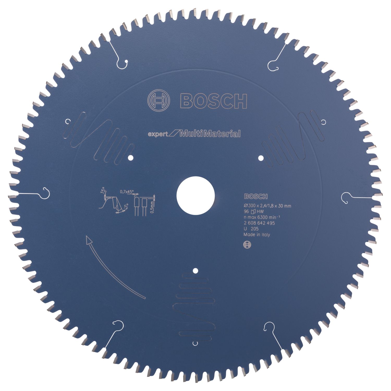 Bosch Expert Multi-Material Circular Saw Blade 300mm x 30mm 96T (475KP)