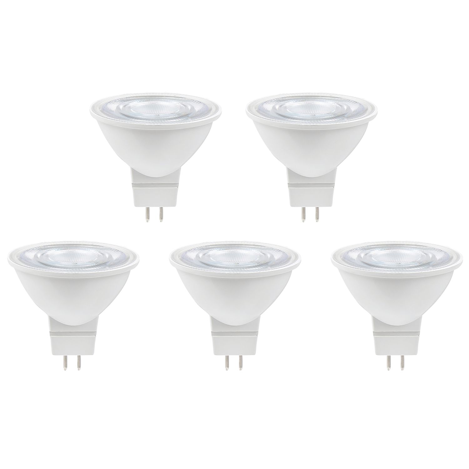 LAP GU5.3 MR16 LED Light Bulb 210lm 2W 5 Pack (475PP)