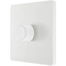 British General Evolve 1-Gang 2-Way LED Dimmer Switch  Pearlescent White with White Inserts