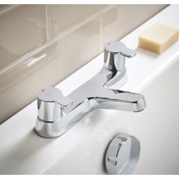 Ideal Standard Calista Chrome 70mm Deck Mounted Lever 2 Tap Holes Bath Mixer Tap