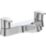 Ideal Standard Calista Chrome 70mm Deck Mounted Lever 2 Tap Holes Bath Mixer Tap