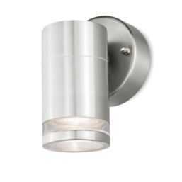 4lite Marinus Outdoor Single Direction GU10 Wall Light Stainless Steel