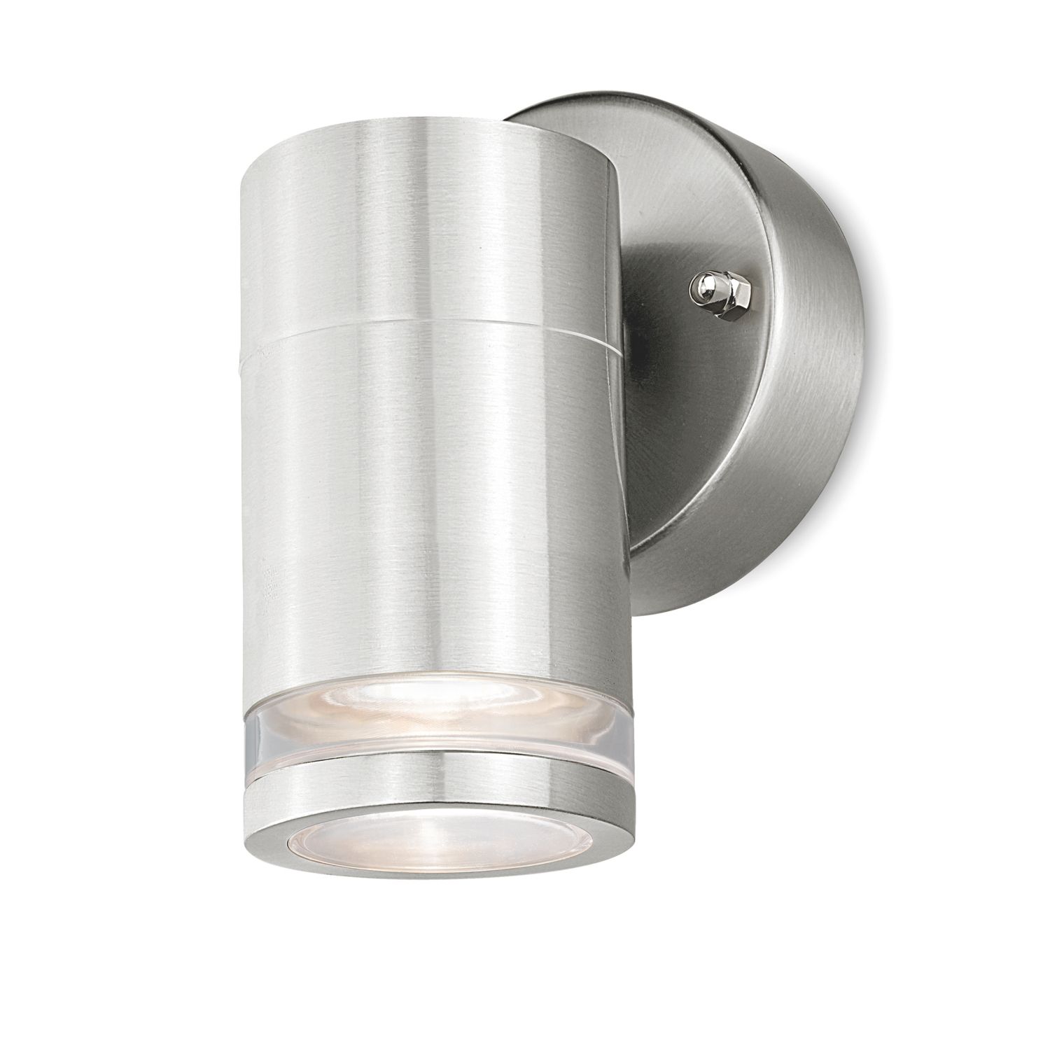 4lite Marinus Outdoor Single Direction GU10 Wall Light Stainless Steel (475RR)