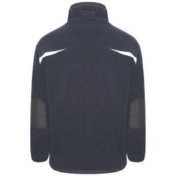 JCB Trade 1/4 Zip Tech Fleece Navy X Large 46-48" Chest