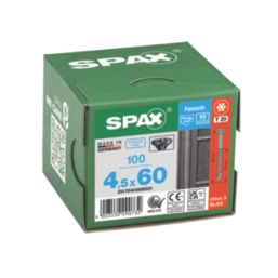 Spax  TX Countersunk Self Drilling Facade Screws 4.5mm x 60mm 100 Pack