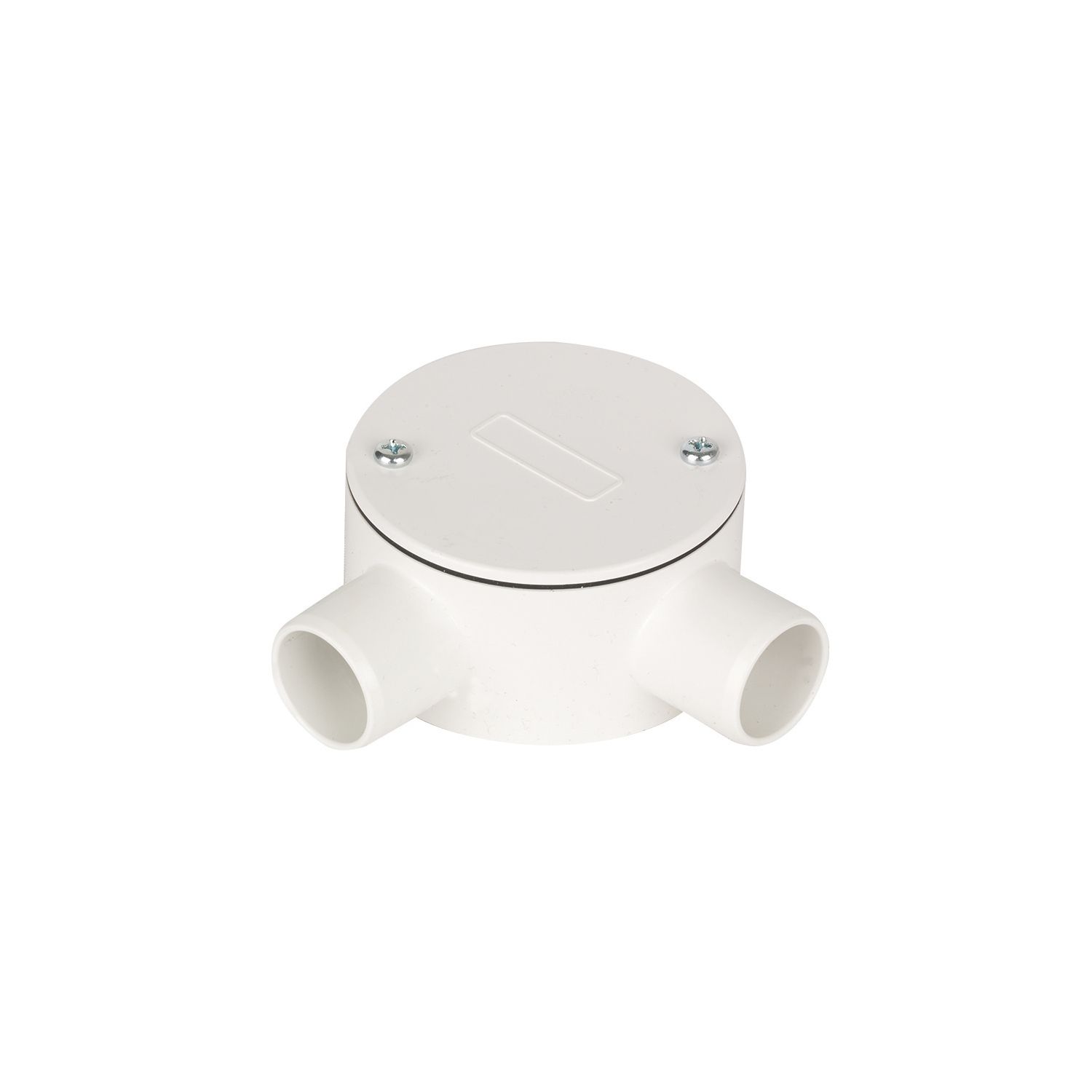Deta TTE 2 Way 20mm Angle Box White (475VT)