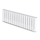 TCP  Wall-Mounted Smart Wi-Fi Digital Oil-Filled Electric Radiator White 1.5kW