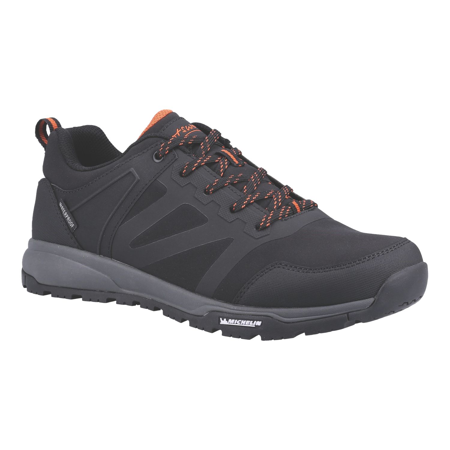Cotswold Kingham Low Size 7 Black Waterproof Non Safety Trainers (475YG)