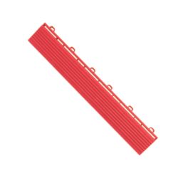 Swisstrax Ribtrax Pro Vented Garage Floor Tile Ramp Racing Red 400mm x 63mm 4 Pack