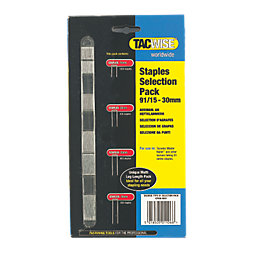 Tacwise 91 Series Staples Selection Pack Galvanised 2800 Pcs