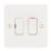 Hager Sollysta WMSSU83FO  13A Switched Fused Spur & Flex Outlet  White
