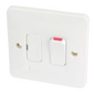 Hager Sollysta WMSSU83FO  13A Switched Fused Spur & Flex Outlet  White