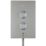 Mira Decor Dual Warm Silver 10.8kW  Manual Electric Shower