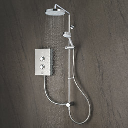 Mira Decor Dual Warm Silver 10.8kW  Manual Electric Shower