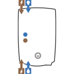 Mira Decor Dual Warm Silver 10.8kW  Manual Electric Shower