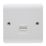 Crabtree Instinct 1-Gang Slave Telephone Socket White