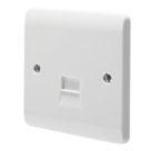 Crabtree Instinct 1-Gang Slave Telephone Socket White