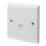 Crabtree Instinct 1-Gang Slave Telephone Socket White