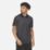 Regatta Contrast Coolweave Polo Shirt Seal Grey/Black Large 46" Chest