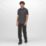 Regatta Contrast Coolweave Polo Shirt Seal Grey/Black Large 46" Chest