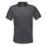 Regatta Contrast Coolweave Polo Shirt Seal Grey/Black Large 46" Chest