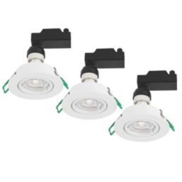 Sylvania Sylspot Platinum Kit Fixed  LED Cool White Downlights White 2W 360lm 3 Pack