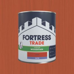 Fortress Trade 750ml Cedar Satin Water-Based Exterior Wood Stain
