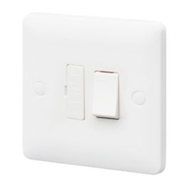 MK Base 13A Switched Fused Spur  White