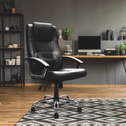 Nautilus Designs Westminster High Back Executive Chair Black