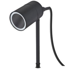 Luceco Azurar Outdoor Decorative Lawn Spike Light Black