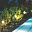Luceco LEXDLSBK-01 Outdoor Decorative Lawn Spike Light Black