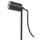 Luceco Azurar Outdoor Decorative Lawn Spike Light Black