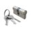 Smith & Locke  6-Pin Cylinder Lock 45-45 (90mm) Satin Nickel