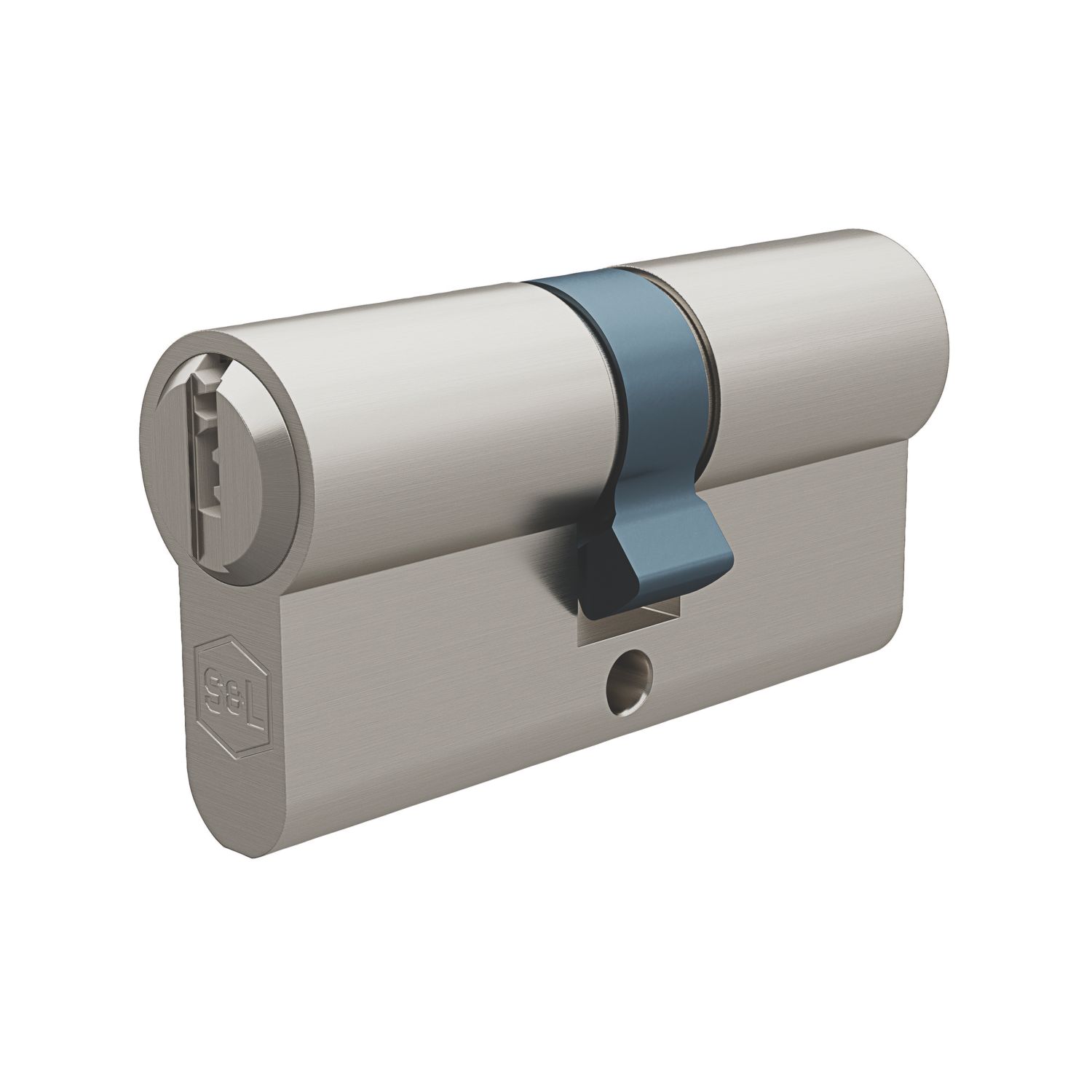 Smith & Locke 6-Pin Cylinder Lock 45-45 (90mm) Satin Nickel (476PX)