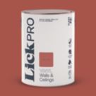 LickPro  5Ltr Red 02 Vinyl Matt Emulsion  Paint