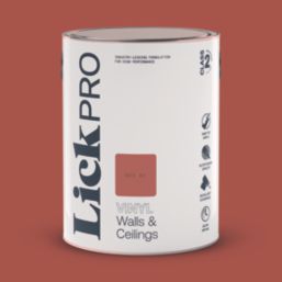 LickPro  5Ltr Red 02 Vinyl Matt Emulsion  Paint