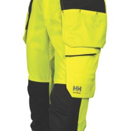 Helly Hansen UC-ME Construction Trouser CL2 Construction Trouser Yellow 31.5" W 31.5" L