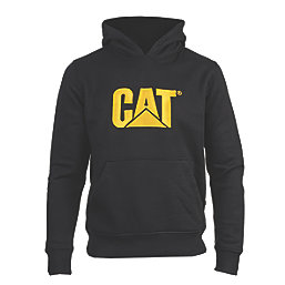 CAT Trademark Hooded Sweatshirt Black XX Large 50-52" Chest