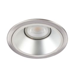 Collingwood H5 1000 Silver Reflector Tilt  Fire Rated LED Downlight Brushed Steel 10W 950-1010lm