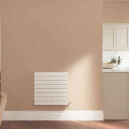 Flomasta  578mm x 600mm 2211BTU White Horizontal Designer Radiator