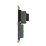 British General Nexus Metal 2-Gang Dual Voltage Shaver Socket 115 / 240V Antique Brass with Black Inserts