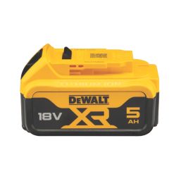 DEWALT DCK2029P2T-GB 18V 2 x 5.0Ah Li-Ion XR Brushless Cordless Combi Drill & Impact Driver Twin Kit