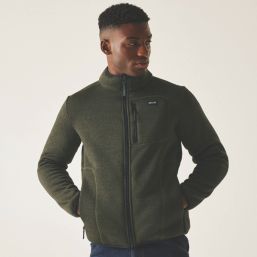 Regatta Barlee Fleece Dark Khaki Small 41.7" Chest