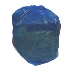 L-PRO 10602 Blue Polythene Sacks / Bin Liners 90Ltr 200 Pack