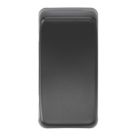 Knightsbridge Blank Switch Cover Matt Black